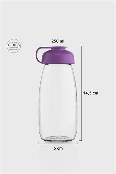 Renga Milky Kids 250 ml Cam Şişe 181011 Mor