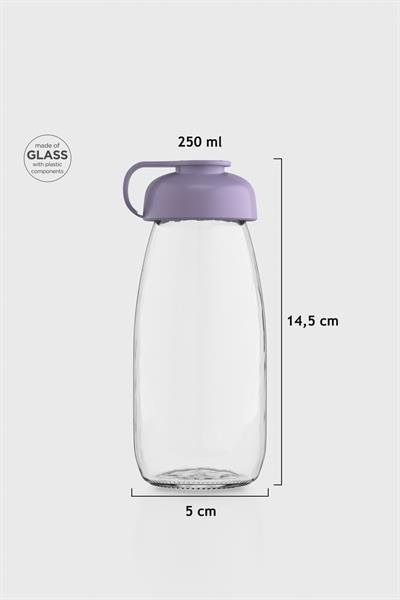 Renga Milky Kids 250 ml Cam Şişe 181011 Lila