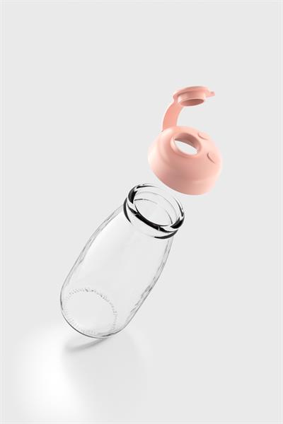 Renga Milky Kids 250 ml Cam Şişe 181011 Pastel Pembe