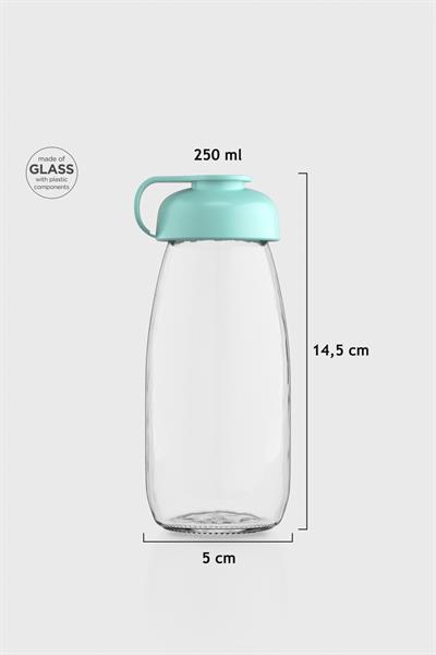 Renga Milky Kids 250 ml Cam Şişe 181011 Su Yeşili