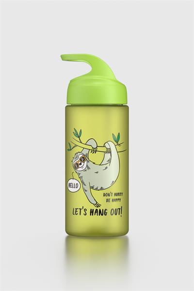 Renga Moly Desenli 500 ml Pipetli Tritan Çocuk Matara 912131 Yeşil