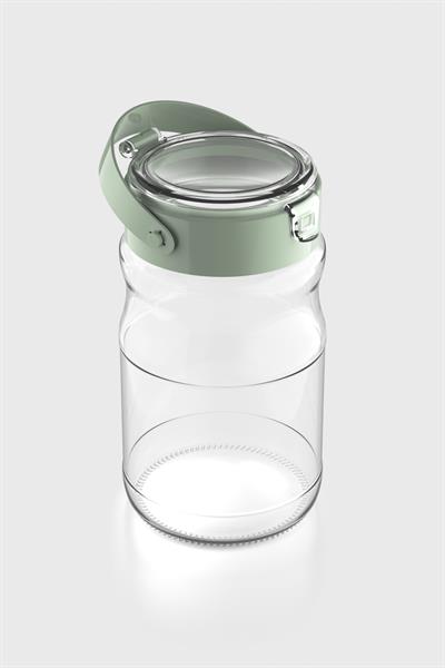 Renga Mono 1700 ml Yeşil Kapaklı Cam Kavanoz 131072