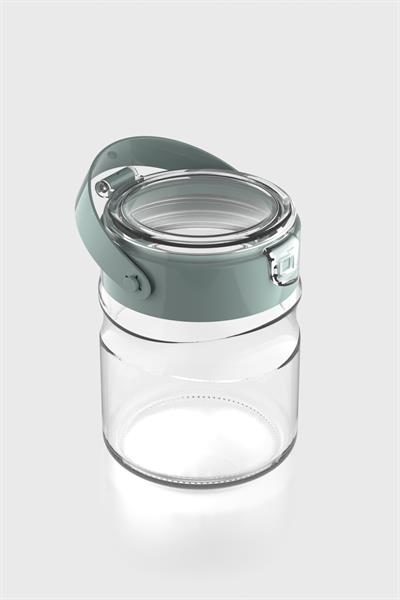 Renga Mono 900 ml Yeşil Kapaklı Cam Kavanoz 131064