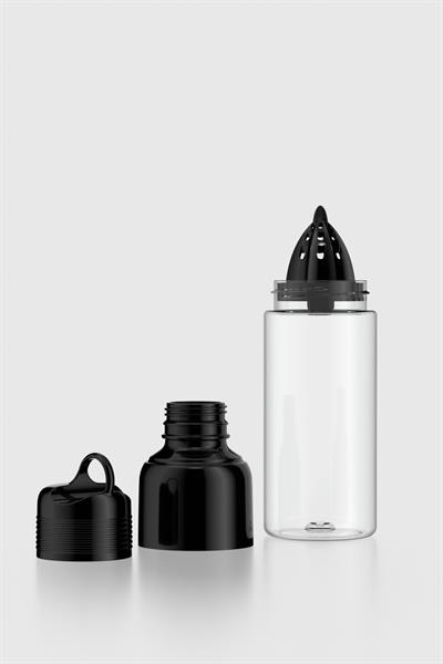 Renga Moon 600 ml Tritan Sıkacaklı Detoks Matara 911028 Siyah