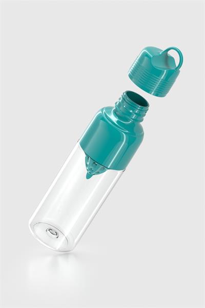 Renga Moon 600 ml Tritan Sıkacaklı Detoks Matara 911028 Turkuaz