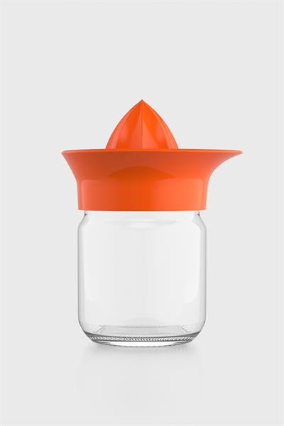 Renga Neo 210 ml Turuncu Kapaklı Cam Limon Sıkacağı 201010