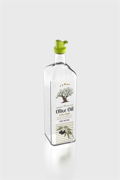 Renga Oslo 1000 ml Desenli Cam Yağlık 152063 Yeşil