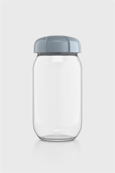 Renga Rhea 1000 ml Turkuaz Kapaklı Cam Kavanoz 131012