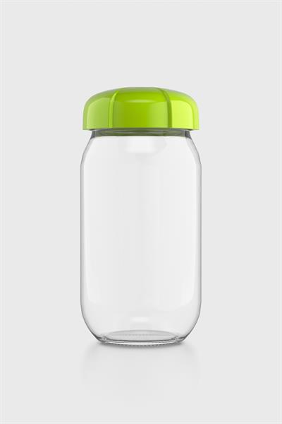 Renga Rhea 1000 ml Yeşil Kapaklı Cam Kavanoz 131012