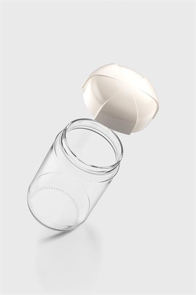 Renga Rhea 660 ml Bej Kapaklı Cam Kavanoz 131011