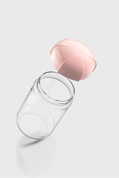 Renga Rhea 660 ml Pembe Kapaklı Cam Kavanoz 131011