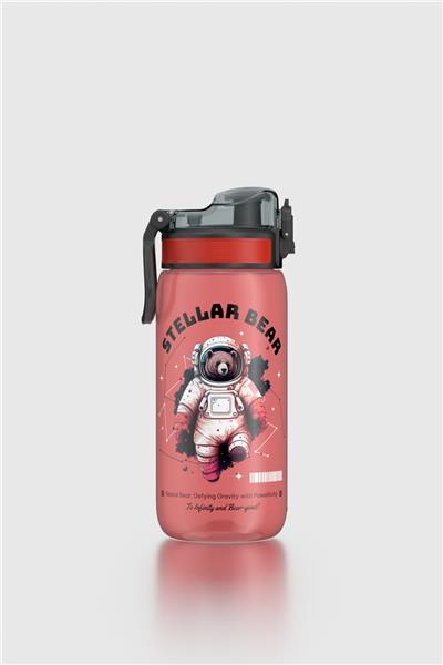 Renga Rybo-X Desenli 530 ml Çocuk Matara 912164 Kırmızı