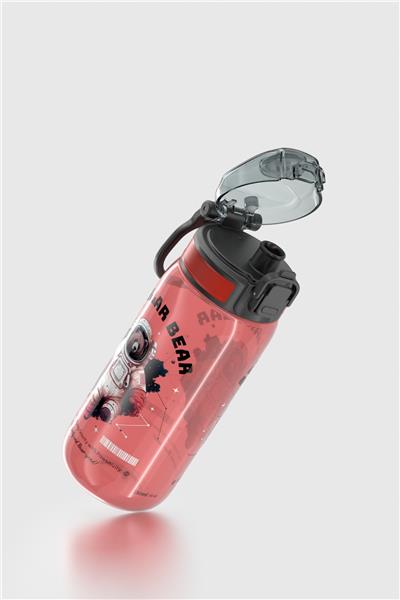 Renga Rybo-X Desenli 530 ml Çocuk Matara 912164 Kırmızı