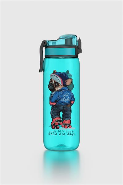 Renga Rybo-X Desenli 630 ml Tritan Çocuk Matara 912163 Mavi