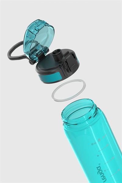 Renga Rybo-X Ölçek Desenli 630 ml Tritan Matara 912161 Mavi