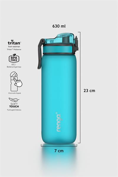 Renga Rybo-X Soft Touch 630 ml Tritan Matara 912160 Mavi