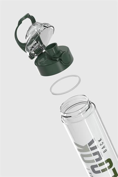 Renga Saga Desenli 630 ml Tritan Matara 912065 Yeşil