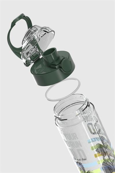 Renga Saga Desenli 630 ml Tritan Matara 912057 Yeşil