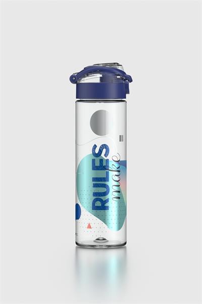 Renga Saga Desenli 630 ml Tritan Matara 912057 Mavi