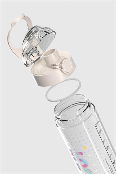 Renga Saga Desenli 630 ml Tritan Matara 912057 Bej