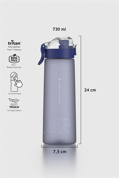 Renga Saga Loop Soft Touch 730 ml Tritan Matara 912136 Mavi