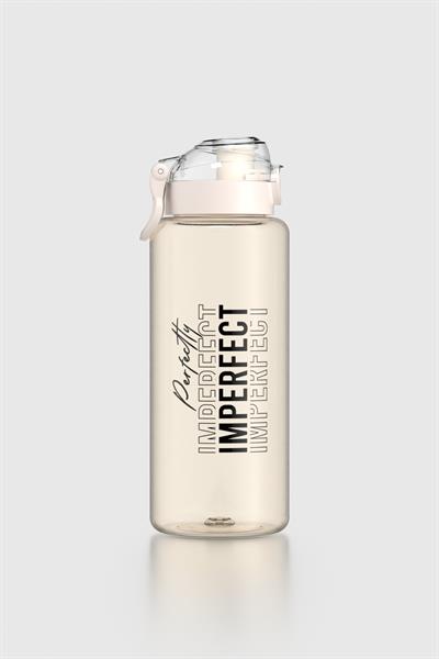 Renga Saga Loop Yazı Desenli 1000 ml Tritan Matara 912138 Bej