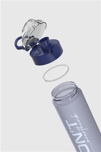 Renga Saga Loop Yazı Desenli 630 ml Mat Tritan Matara 912137 Mavi