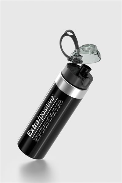 Renga Saga Metal Aksesuarlı 630 ml Tritan Matara 912092 Positive Siyah