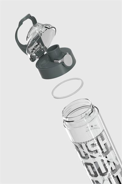 Renga Saga Push Your Limit Desen 630 ml Tritan Matara 912065 Füme