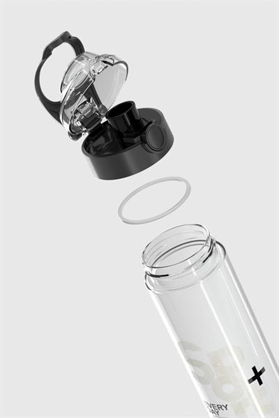 Renga Saga Sport Desen 630 ml Tritan Matara 912065 Siyah