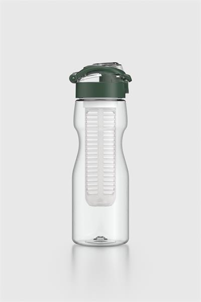 Renga Saga Süzgeçli 730 ml Tritan Detoks Matara 911006 Yeşil