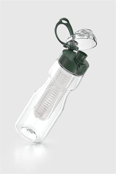 Renga Saga Süzgeçli 730 ml Tritan Detoks Matara 911006 Yeşil