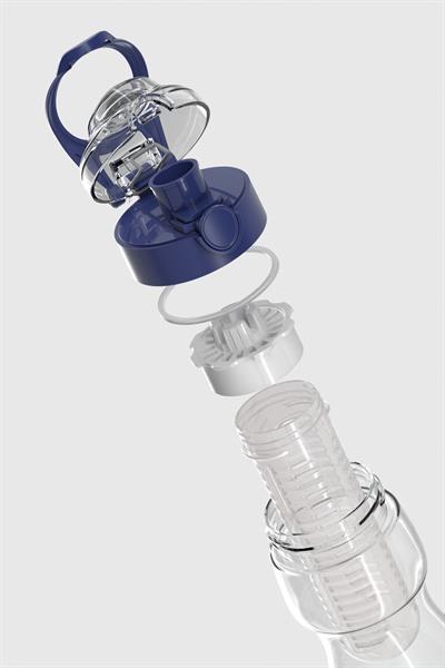 Renga Saga Süzgeçli 730 ml Tritan Detoks Matara 911006 Mavi