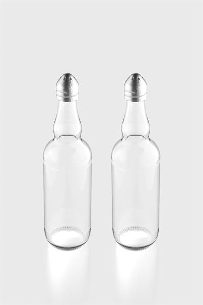 Renga Shaky 100 ml Metal Kapaklı 2li Cam Tuzluk Seti 121005