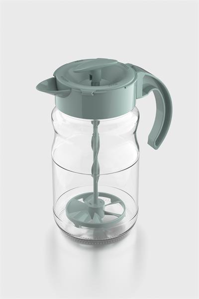 Renga Spiro 1700 ml Yeşil Kapaklı Cam Karıştırma Sürahisi 111030