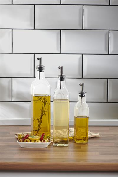 Renga Voca 500 ml Metal Kapaklı Tıpalı Cam Yağlık 151007