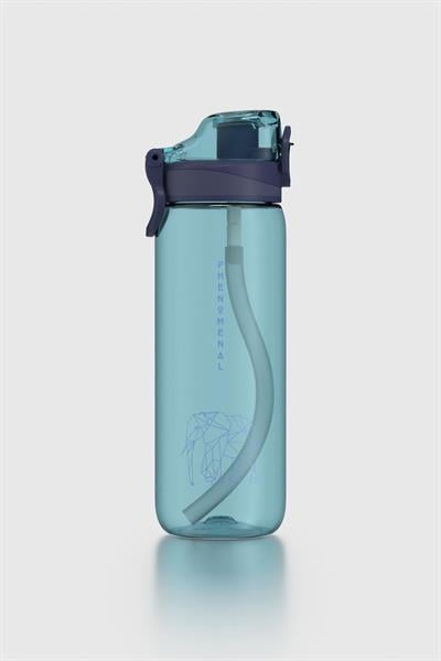 Renga Wave Duplo 630 ml Opsiyonel Pipetli Tritan Matara 912176 Mavi