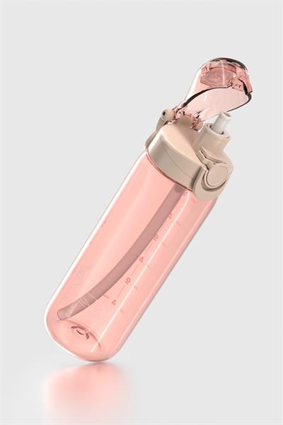 Renga Wave Duplo 630 ml Opsiyonel Pipetli Tritan Matara 912176 Bej