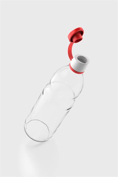 Renga Zen 1000 ml Cam Şişe 181001 Kırmızı