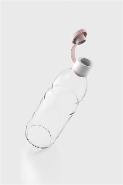 Renga Zen 1000 ml Cam Şişe 181001 Toz Pembe