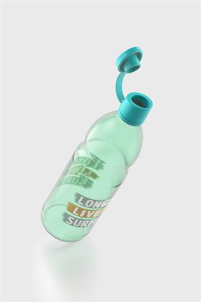 Renga Zen Long Live Surf 1000 ml Cam Şişe 182050 Yeşil-Turkuaz