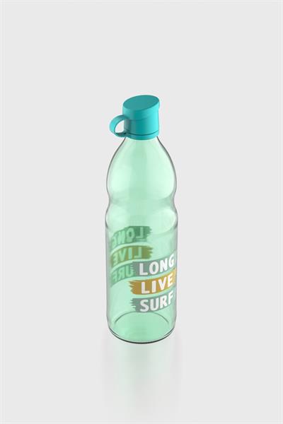 Renga Zen Long Live Surf 1000 ml Cam Şişe 182050 Yeşil-Turkuaz