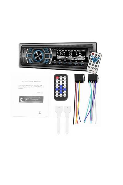 Bluetooth Oto Teyp | 4x60W Kumandalı, Çift USB & Type-C, AUX Girişli