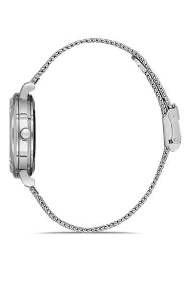 ⌚ Fossil FS4682 Uyumlu Siyah Hasır Örgü Paslanmaz Çelik Saat Kordonu | 22mm, Klasik Pimli Metal Kordon