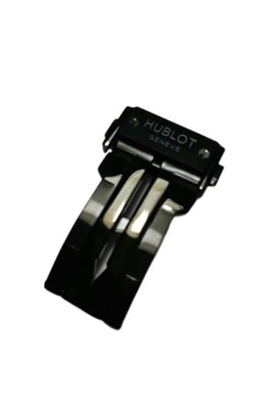 Hublot Big Bang Uyumlu 22mm Siyah Paslanmaz Çelik Saat Kordon Kilidi – ⌚ Özel Tasarım, Dayanıklı ve Şık Klips Mekanizması