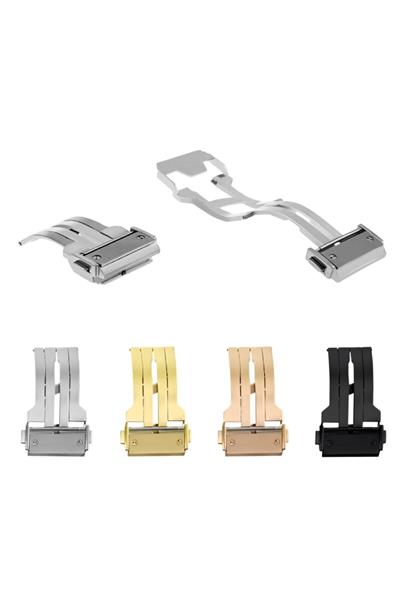 Hublot Big Bang Uyumlu 22mm Siyah Paslanmaz Çelik Saat Kordon Kilidi – ⌚ Özel Tasarım, Dayanıklı ve Şık Klips Mekanizması