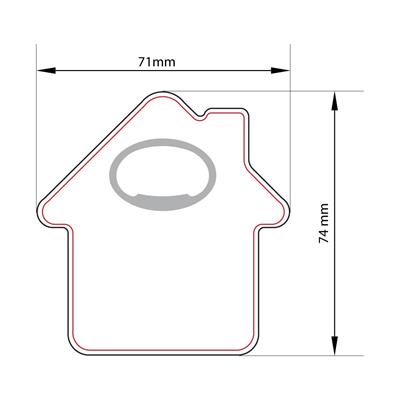  Ev Şeklinde Magnet Açacak | Emlak ve Yeni Ev Hediyelik Ürünü