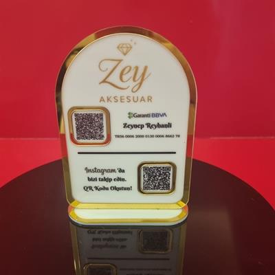 2li QR Kod Standı Google Yorum ve Instagram Panosu