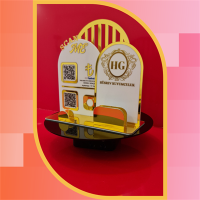 5li Fonksiyonel Masa Üstü QR Stand & Organizer Seti