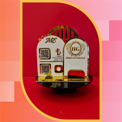 5li Fonksiyonel Masa Üstü QR Stand & Organizer Seti